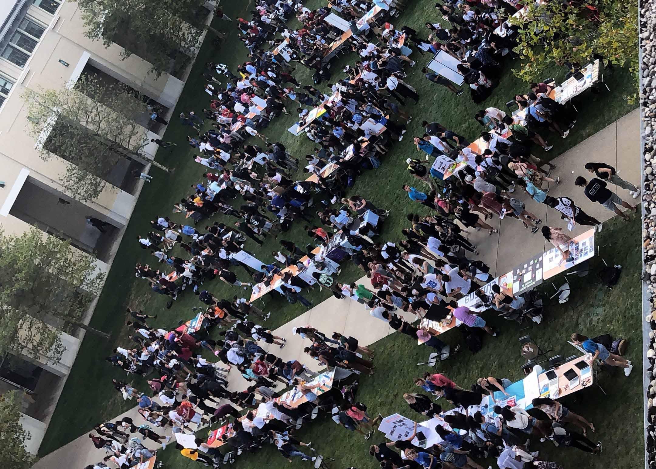 aerial photo of THE FAIR on the Cut